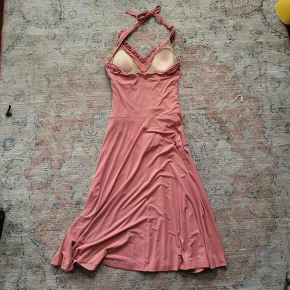 Peach Shape FX Halter Dress - Picture 3 of 5
